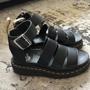 Dr. Martens Black Sandals